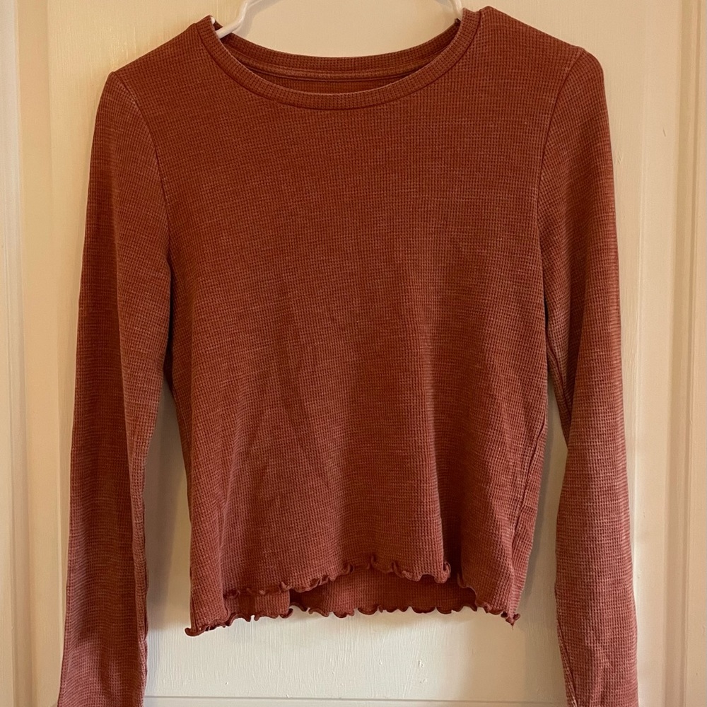 American Eagle orange long sleeve size M